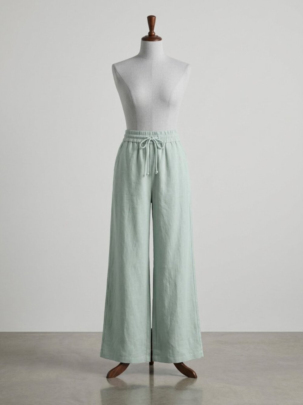 Halara Women's High Waisted Wide Leg Linen-Feel Pants Small Color: Ether NWT